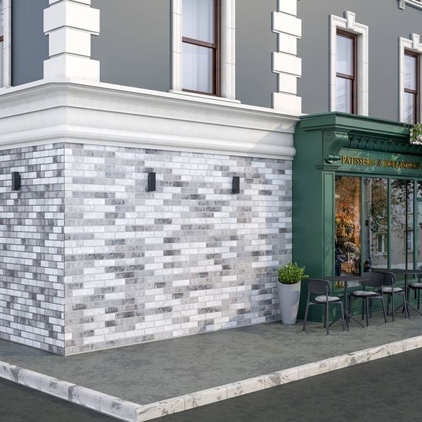 Klinkierowe panele termiczne Primeberg Klinker Brick Szary 50mm